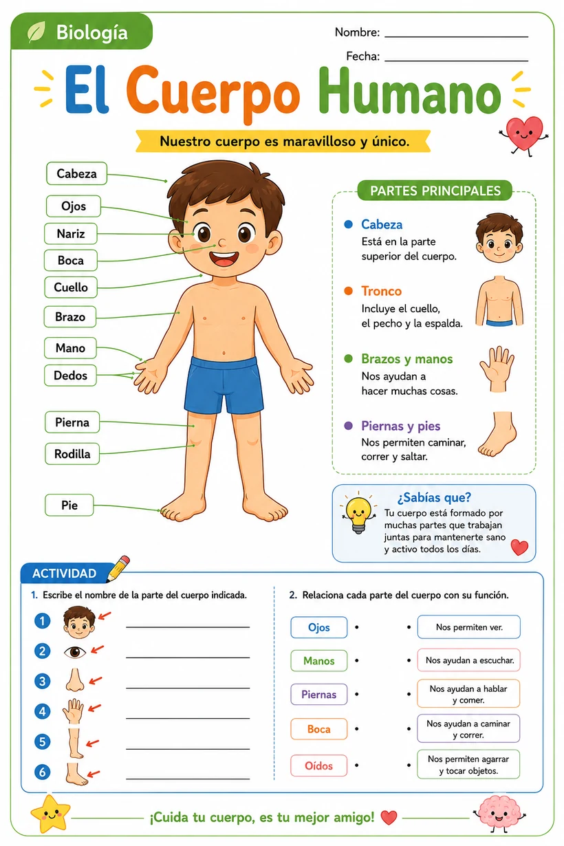 Guía ilustrada de El Cuerpo Humano