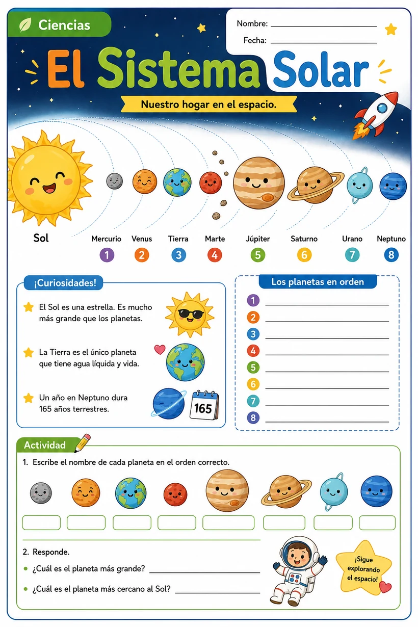 Guía ilustrada de El Sistema Solar